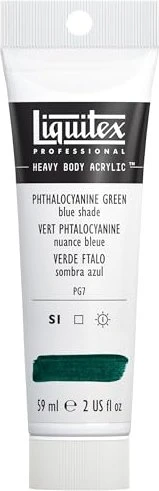 Liquitex Professional Heavy Body Acrylic phthalocyanine green blue shade, 59ml