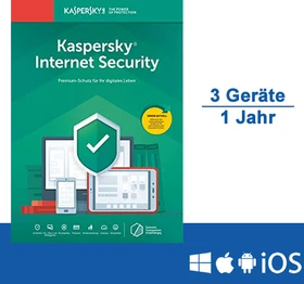 Kaspersky Lab Internet Security 2021, 3 User, 1 Jahr, Update, ESD (deutsch) (Multi-Device)