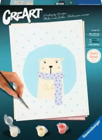 Ravensburger Malen nach Zahlen CreArt Hello Baby: Cute Polar Bear