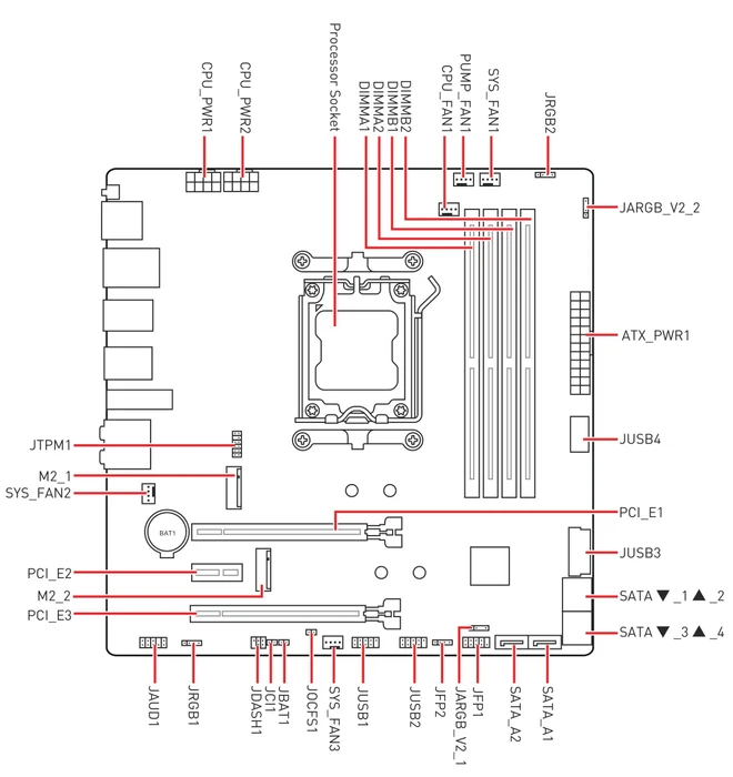 MSI MAG B650M Mortar WIFI (AMD AM5)