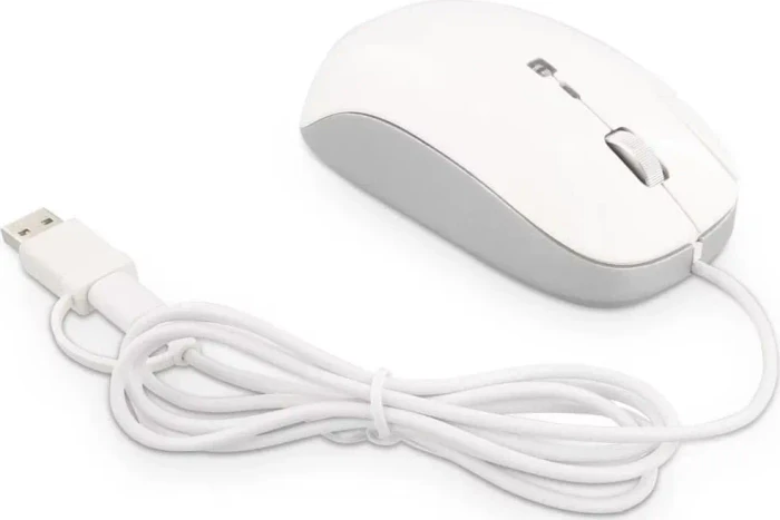 LMP Elite Pro Mouse USB-C weiß/silber, USB