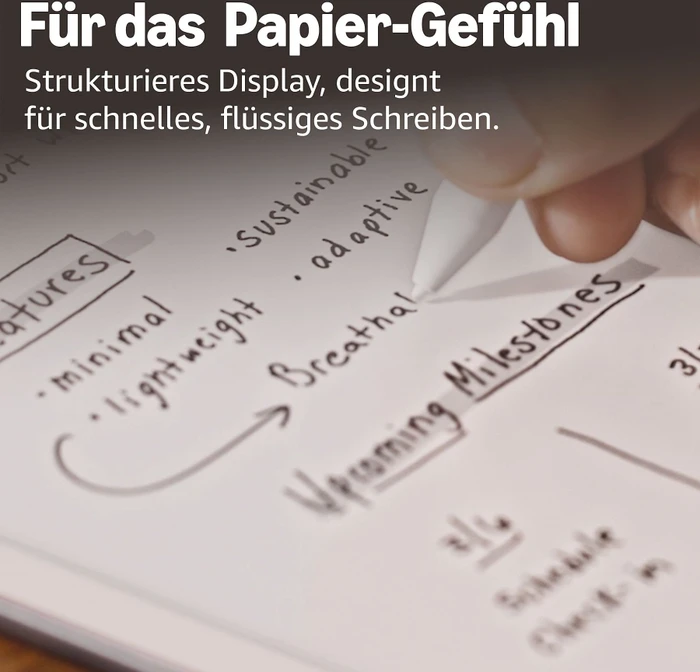 Amazon Kindle Scribe 3. Gen (2026) mit Frontlicht, Graphit, 64GB Flash, mit Premium Eingabestift