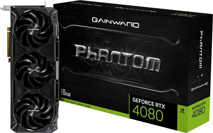 Gainward GeForce RTX 4080 Phantom, 16GB GDDR6X, HDMI, 3x DP
