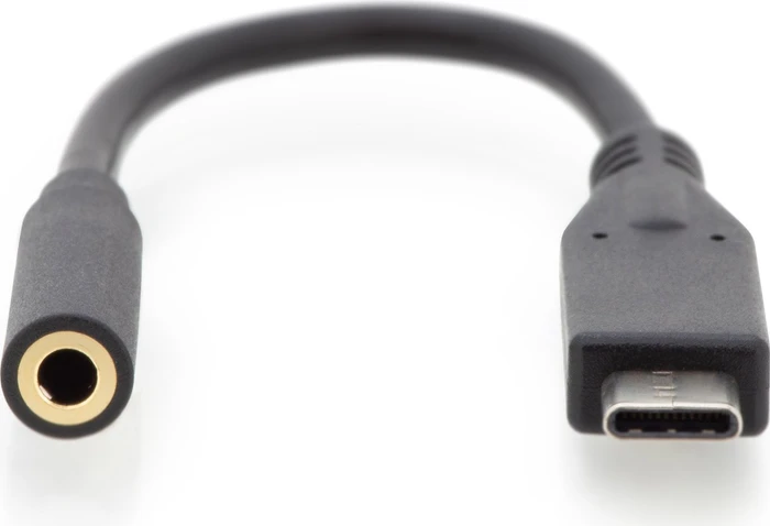 Digitus USB-C auf 3.5mm-Klinke Audio Adapter, 0.2m