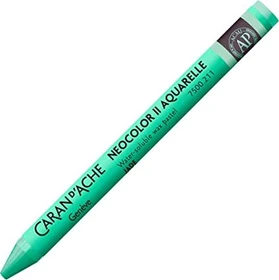 Caran d'Ache Neocolor II Aquarelle Wachskreide, jade, 10er-Pack