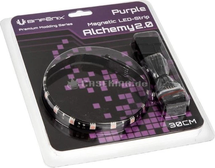 BitFenix Alchemy 2.0 Magnetic 30cm, 15 LED violett