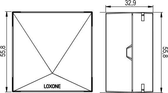 Loxone Raumklima Sensor Air weiß, Multisensor