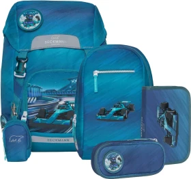 Beckmann Classic Racing Schulrucksack-Set, 6-tlg.