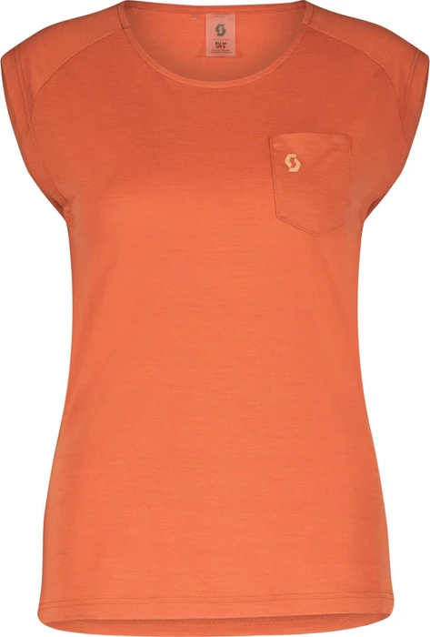 Scott Defined Merino Tech Trikot ärmellos braze orange (Damen)