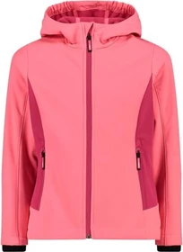 CMP Softshell Melange Fix Hood Funktionsjacke gloss fuxia (Junior)