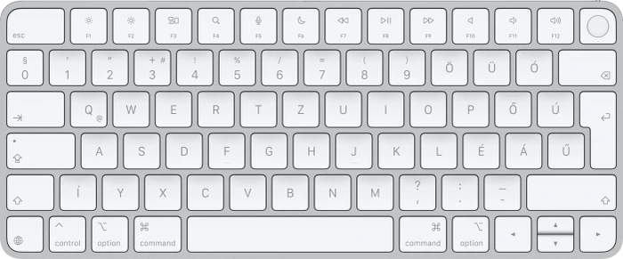 Apple Magic Keyboard mit Touch ID für Mac mit Apple Chip (USB-C), weiß/silber, USB/Bluetooth, HU