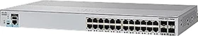 Cisco Catalyst 2960-L-SM LAN Lite Rackmount Gigabit Smart Switch, 24x RJ-45, 4x SFP, 195W PoE+ (WS-C2960L-SM-24PS)