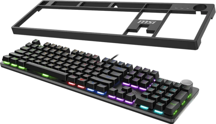 MSI FORGE GK320, LEDs RGB, hot-swap, RED Switches, USB, DE