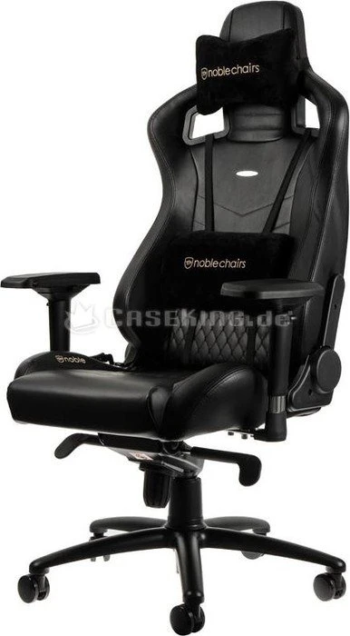 noblechairs Epic Echtleder Gamingstuhl, schwarz