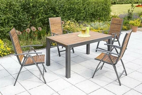 Merxx Santorin Gartenmöbel-Set, 5-tlg.
