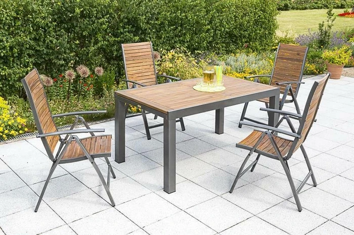 Merxx Santorin Gartenmöbel-Set, 5-tlg.