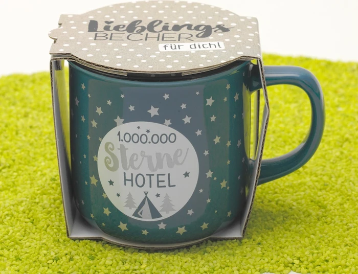 Sheepworld Kaffeebecher 1.000.000 Sterne Hotel 350ml