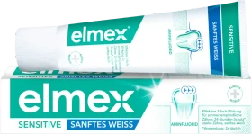 Elmex Sensitive sanftes Weiß Zahncreme, 75ml