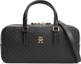 Tommy Hilfiger Crossbody-Tasche mit TH-Monogramm Handtasche schwarz