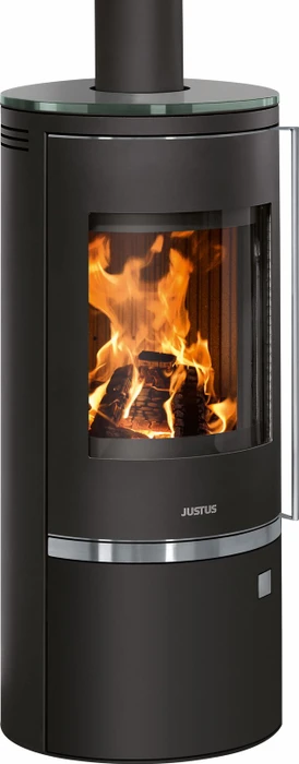 Justus Faro Top 2.0 Kaminofen Stahl Glas schwarz