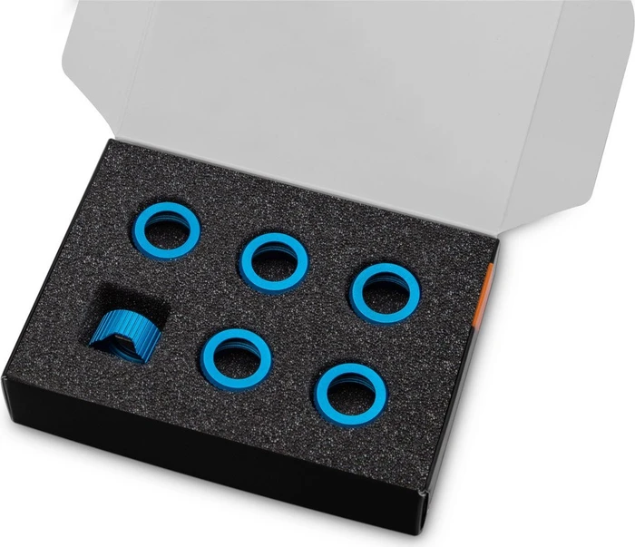EK Water Blocks EK-Torque Compression Ring HDC 12, blau, 6er-Pack