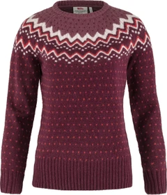 Fjällräven Övik Strickpullover dark garnet (Damen)