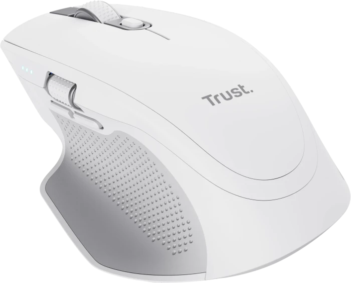 Trust Ozaa+ Multi-Device Wireless Mouse weiß, USB/Bluetooth
