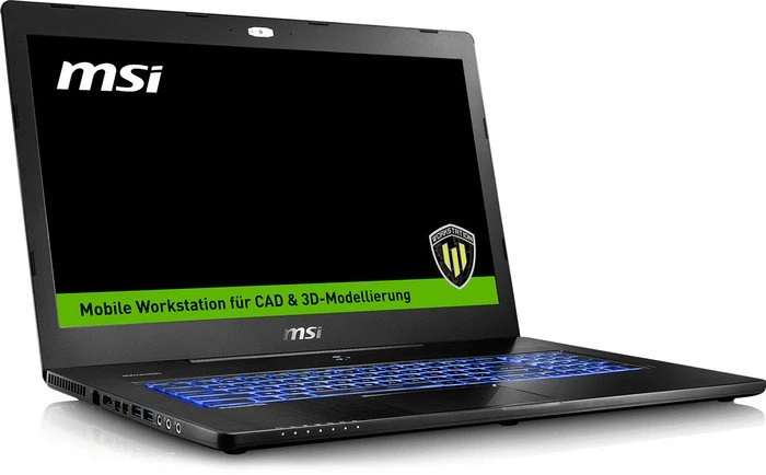MSI WS72-6QJ16H21, Core i7-6700HQ, 16GB RAM, 256GB SSD, 1TB HDD, Quadro M2000M, DE