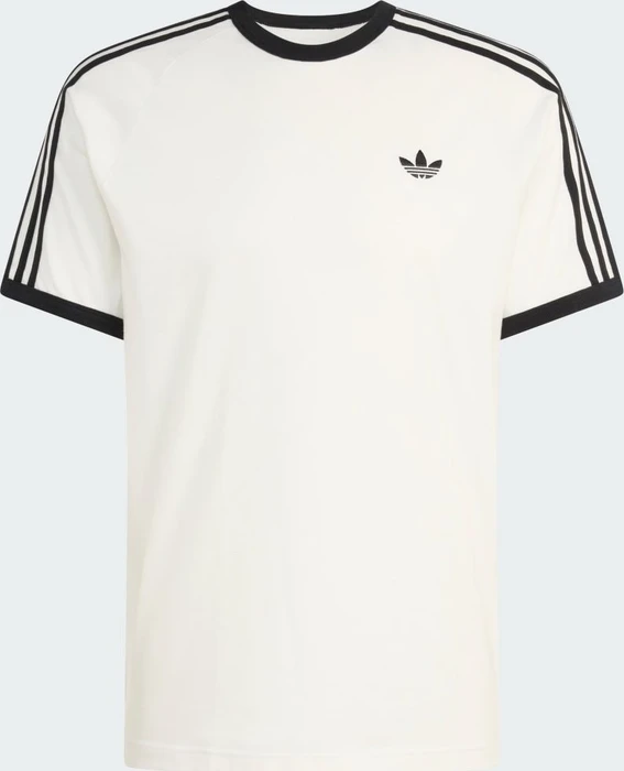 adidas 3-Streifen T-Shirt kurzarm weiß (Herren)