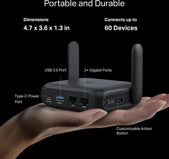 TP-Link Roam TL-WR1512X, AX1500