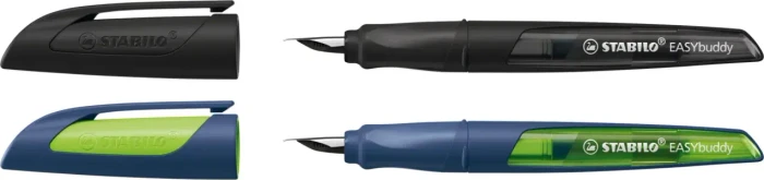 STABILO EASYbuddy Twilight Sky Edition stahlblau/limette, rechte Hand, mittel, Blister