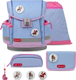 Belmil Classy Plus Lavander Schultaschen-Set, 4-tlg.