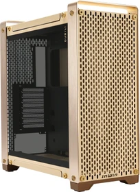 In Win Dubili Champagne Gold DIY Edition, modular, gold, Glasfenster