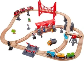 Hape Eisenbahn-Set Verkehrsreiche Stadt