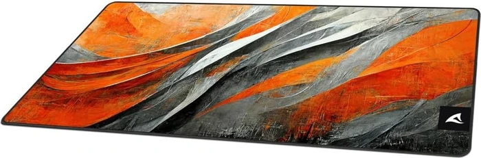 Sharkoon Skiller SGP30 XXL D6, Gaming Mouse Mat, grau/orange