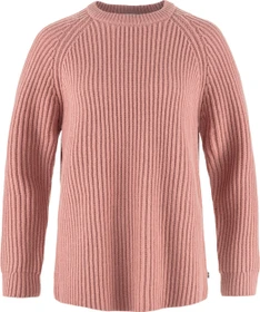 Fjällräven Övik Rib Strickpullover dusty rose (Damen)