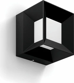 Philips myGarden Parterre Wandleuchte schwarz