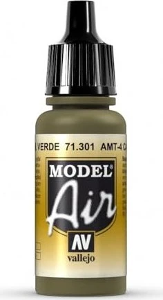 Vallejo Model Air 301 amt-4 cam. green, 17ml