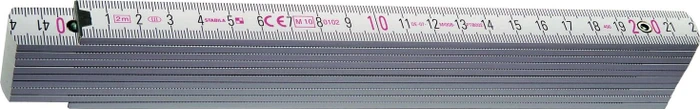 Stabila 1407 GEO Gliedermaßstab 2m weiß