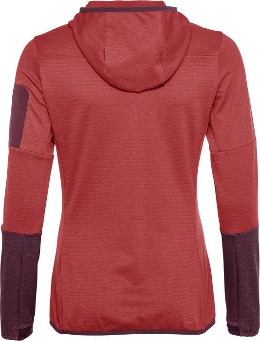Vaude Monviso Fleece Hooded Funktionsjacke brick (Damen)