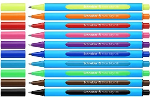 Schneider Slider Edge XB Kugelschreiber sortiert, 10er-Set, Etui