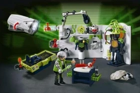 playmobil Top Agents Robo-Gangster Labor mit Multifunktionstaschenlampe