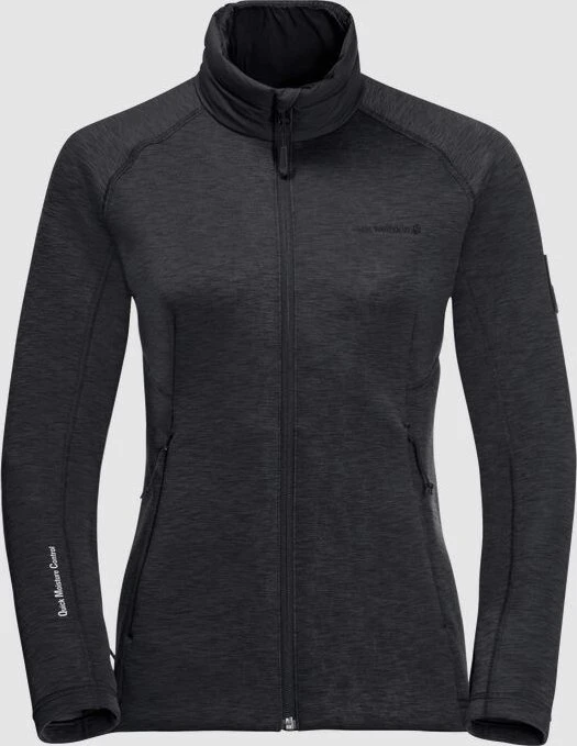 Jack Wolfskin Athletic Collar Jacke hedge schwarz (Damen)