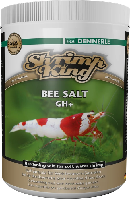 Dennerle Shrimp King Bee Salt GH+, Multi-Mineralsalz für Weichwassergarnelen