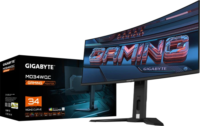 GIGABYTE MO34WQC, 34"