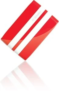 Verbatim GT Portable rot/weiß 500GB, USB 2.0 Micro-B