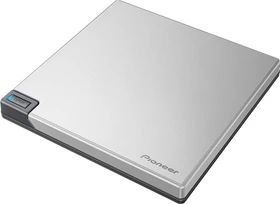 Pioneer BDR-XD08TS Snow White Silver, SlimLine, USB-C 3.0