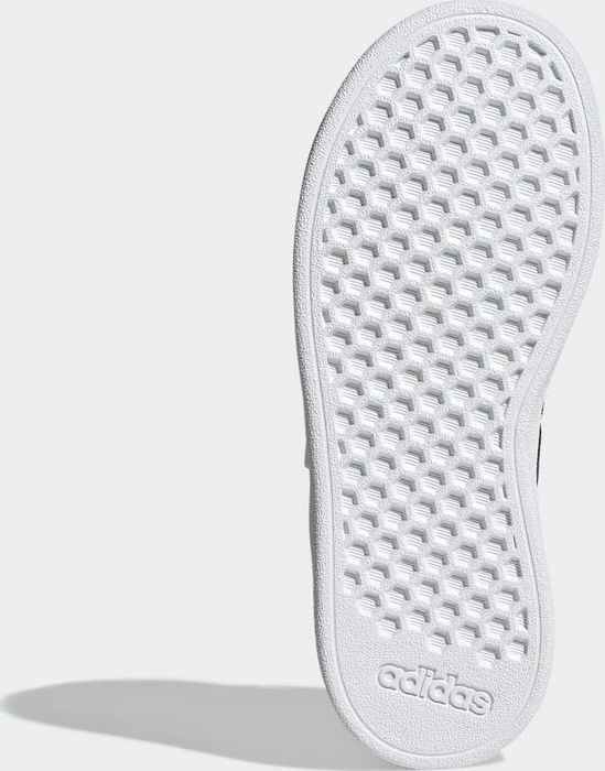 adidas Grand Court Court Elastic Lace and Top Strap cloud white/core black (Junior)