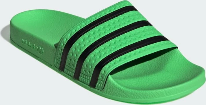 adidas Adilette screaming green/core black