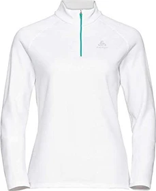 Odlo Besso Midlayer Half Zip Funktionsshirt langarm weiß (Damen)
